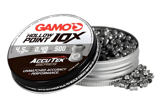 Diábolo Gamo AccuTek Hollow Point 500uds cal. 4,5mm