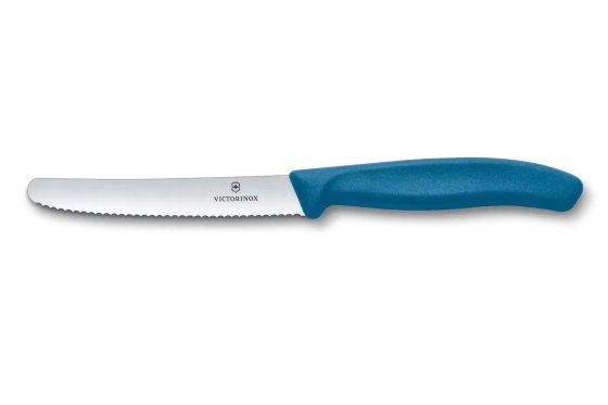 Cuchillo Victorinox para tomates dentado 6.7832.C1 azul