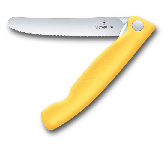 Navaja plegable para picnic Victorinox Swiss Classic Picnic amarilla