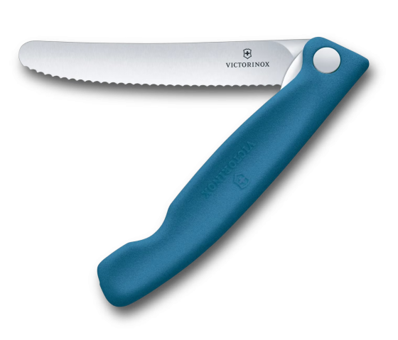 Navaja plegable para picnic Victorinox Swiss Classic azul