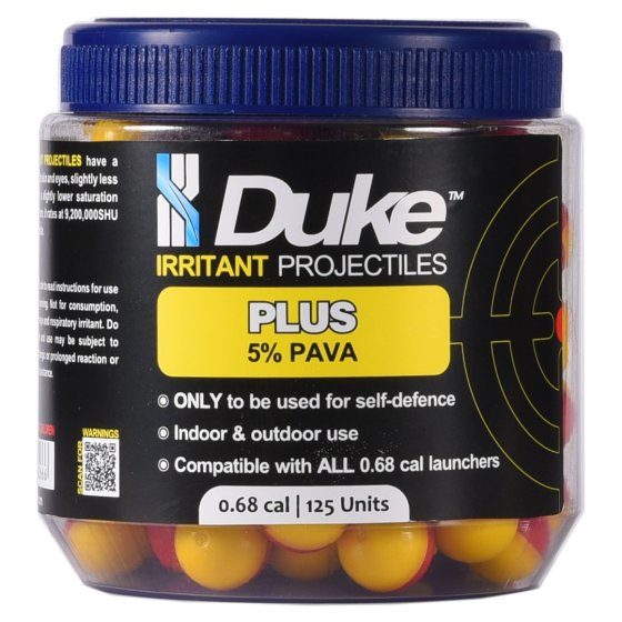 Bolas Duke Plus Proyectil irritante .68 125 unidades