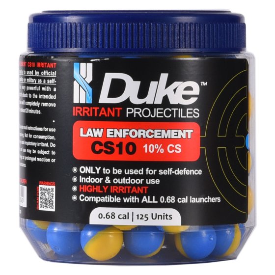 Bolas Duke CS10 Law Enforcement Irritant Projectile .68 125 uds.
