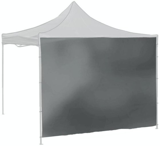 Pared lateral para carpa de fiesta 2X3m 210D gris impermeable Cattara 13344