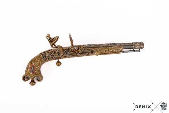 Réplica de pistola de chispa, Escocia 1760