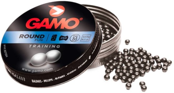Perdigones de plomo 4,5mm Gamo Round 250uds