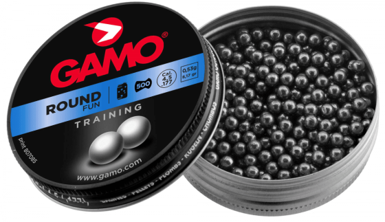 Perdigones de plomo 4,5mm Gamo Round 500uds
