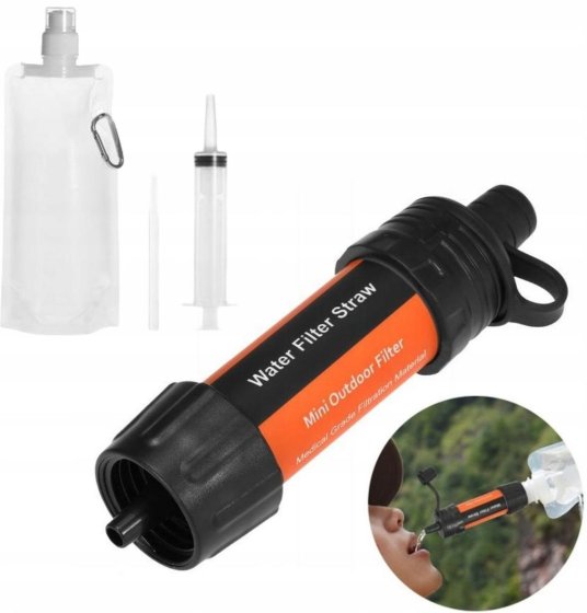 Filtro de agua de bolsillo Mini Water Filter 6 en 1