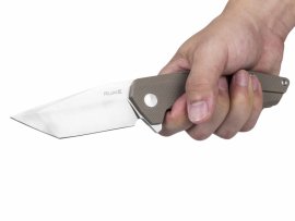 Cuchillo Ruike P138-W marrón
