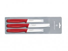 Juego de 3 cuchillos de cocina Victorinox 5.1111.3 Rojo