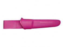 Cuchillo Morakniv Companion acero inoxidable rosa
