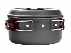 Juego de utensilios turísticos de aluminio anodizado MFH para 5 personas