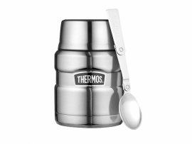 Termo con cuchara Thermos King 0,47 l acero