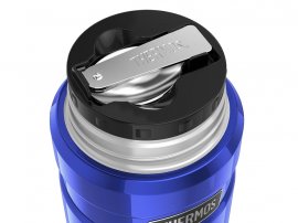 Termo King 0,71 l con cuchara azul