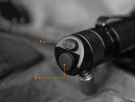 Linterna LED Fenix TK25 Roja