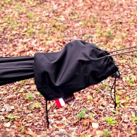 Hamaca libélula madera de tigre negro