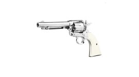 Revólver de aire Umarex Colt SAA .45 Diabolo níquel 4,5 mm