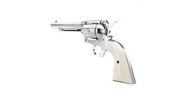 Revólver de aire Umarex Colt SAA .45 Diabolo níquel 4,5 mm