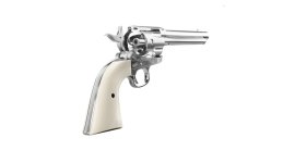 Revólver de aire Umarex Colt SAA .45 Diabolo níquel 4,5 mm