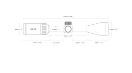 Visor Hawke Vantage 4-12x40 AO Mil Dot