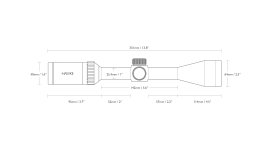 Visor Hawke Vantage 3-9x50 AO Mil Dot IR