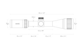 Visor Hawke Vantage 3-9x40 AO Mil Dot IR