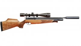 Carabina de aire comprimido Air Arms S410 Rifle 4,5mm Nogal