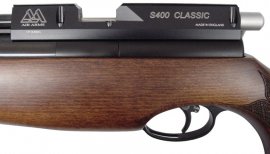 Carabina de aire comprimido Air Arms S400 Carbine 4,5mm Nogal