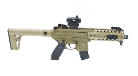 Sig Sauer MPX 4,5mm FDE Carabina de aire comprimido de arena con colimador