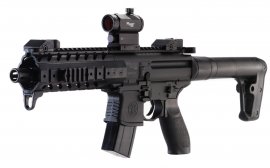 Carabina de aire Sig Sauer MPX 4,5mm con colimador