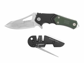 Set cuchillo Lansky Responder 7 + afilador PSMED01