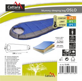 Saco de dormir momia Oslo 210cm