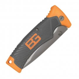 Cuchillo Gerber Bear Grylls con funda plegable, hoja combinada