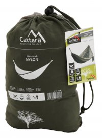 Hamaca NYLON 275x137 cm verde-marrón