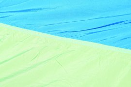Hamaca NYLON 275x137 cm verde-azul