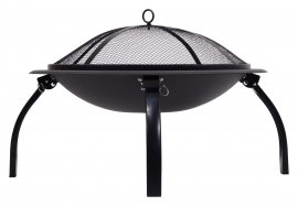 Chimenea con rejilla Vesuv con tapa