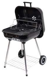 Parrilla de carbón vegetal rectangular Trapani 46 cm