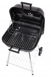Parrilla de carbón vegetal rectangular Trapani 46 cm