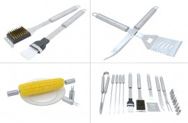 Juego de utensilios para asar 18 piezas Maletín ALU