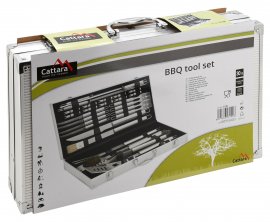 Juego de utensilios para asar 30 piezas Maletín ALU