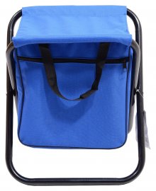 Silla de camping plegable Málaga azul