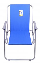 Silla de camping plegable Bern azul