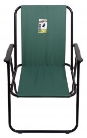Silla de camping plegable verde Berna