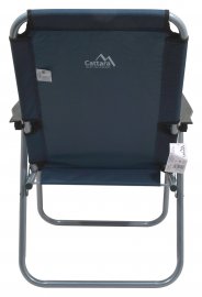 Silla de camping plegable Lyon azul oscuro