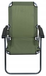 Silla de camping plegable Lyon verde oscuro