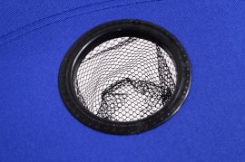 Mesa de camping plegable Split azul