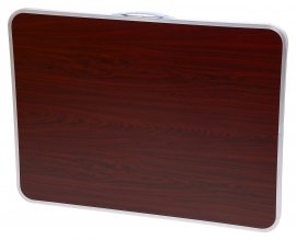 Mesa de camping plegable Balaton marrón