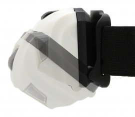Frontal LED 80 lm negro-blanco