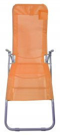 Tumbona de camping plegable Palermo naranja