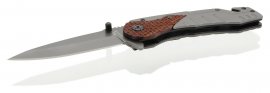 Cuchillo Madera con cierre de seguridad 21 cm