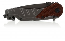 Cuchillo Madera con cierre de seguridad 21 cm